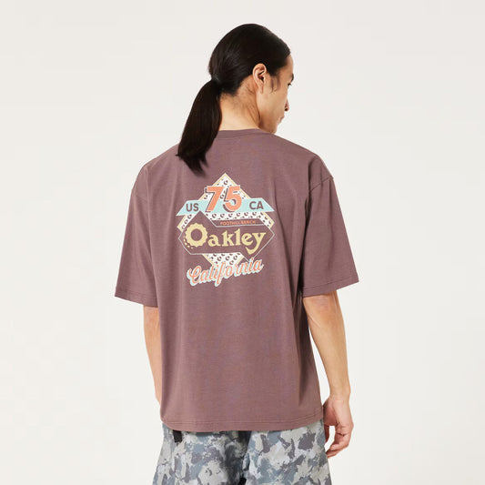 Oakley En New Retro Tee Motel 2.0 - Deep Plum
