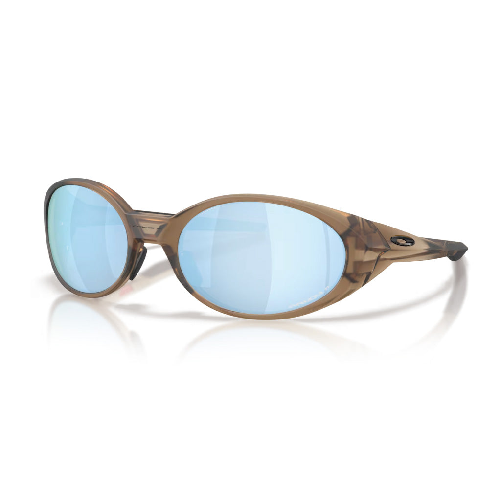 Oakley Eye Jacket Redux Prizm Deep Water Polarized Lenses - Matte Brown Smoke Frame