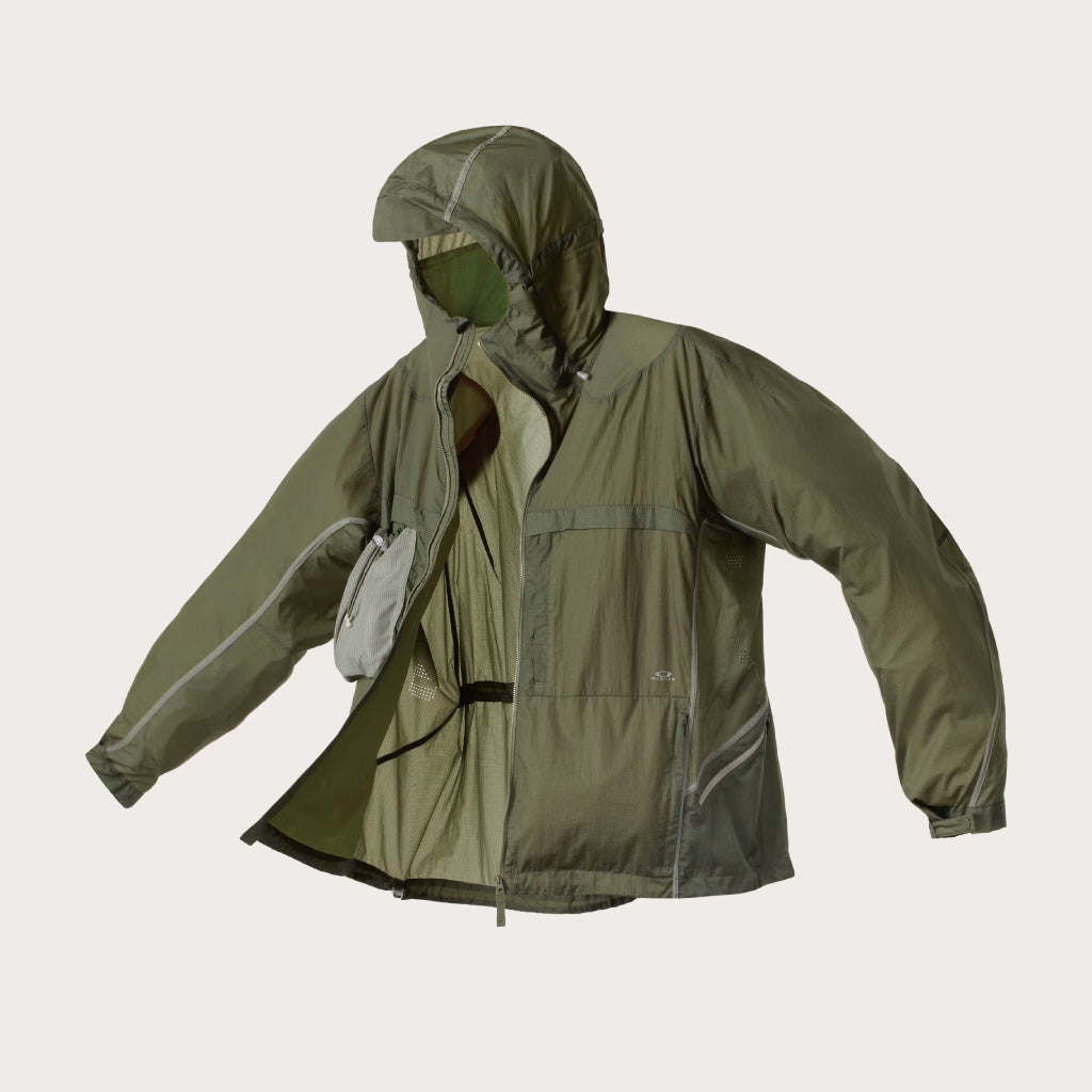 Oakley Latitude Flight Wind Jacket - Army Green