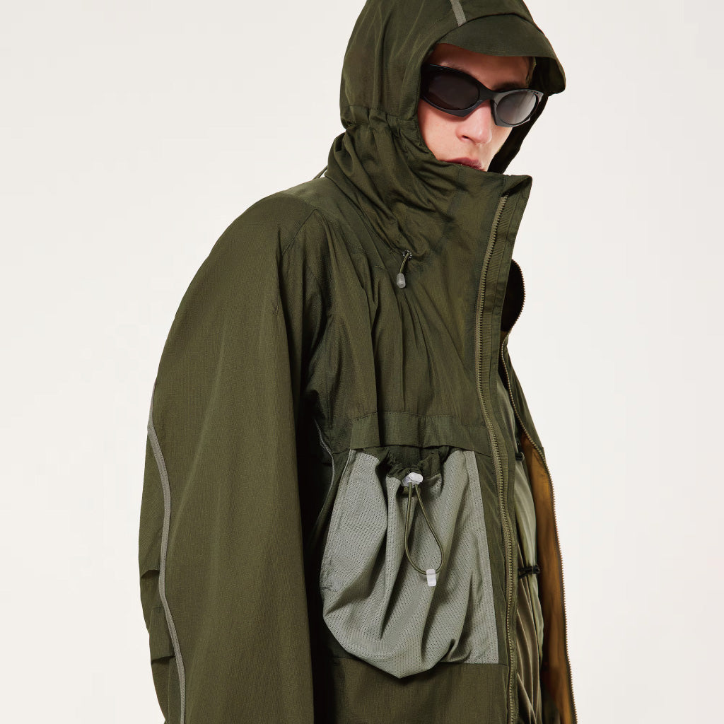 Oakley Latitude Flight Wind Jacket - Army Green