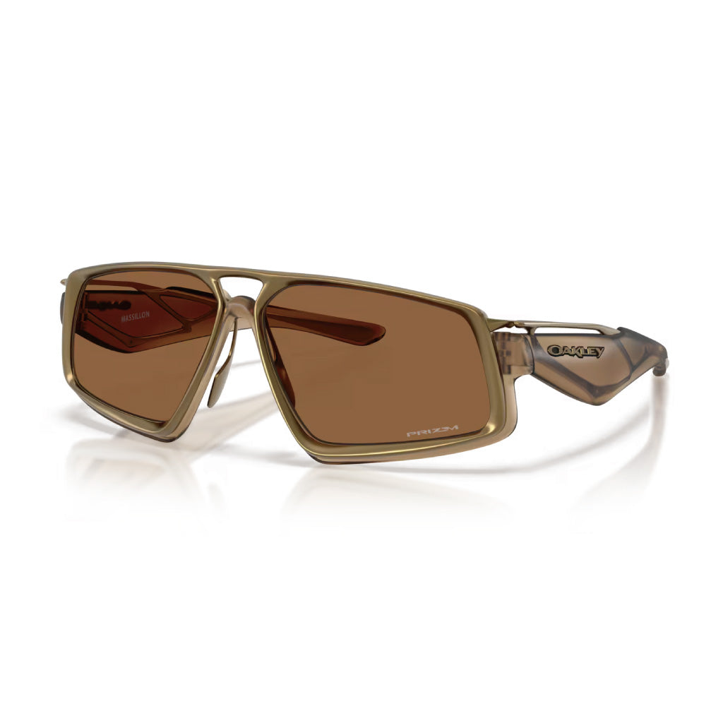 Oakley Massillon Prizm Bronze Lenses - Matte Brown Smoke Frame