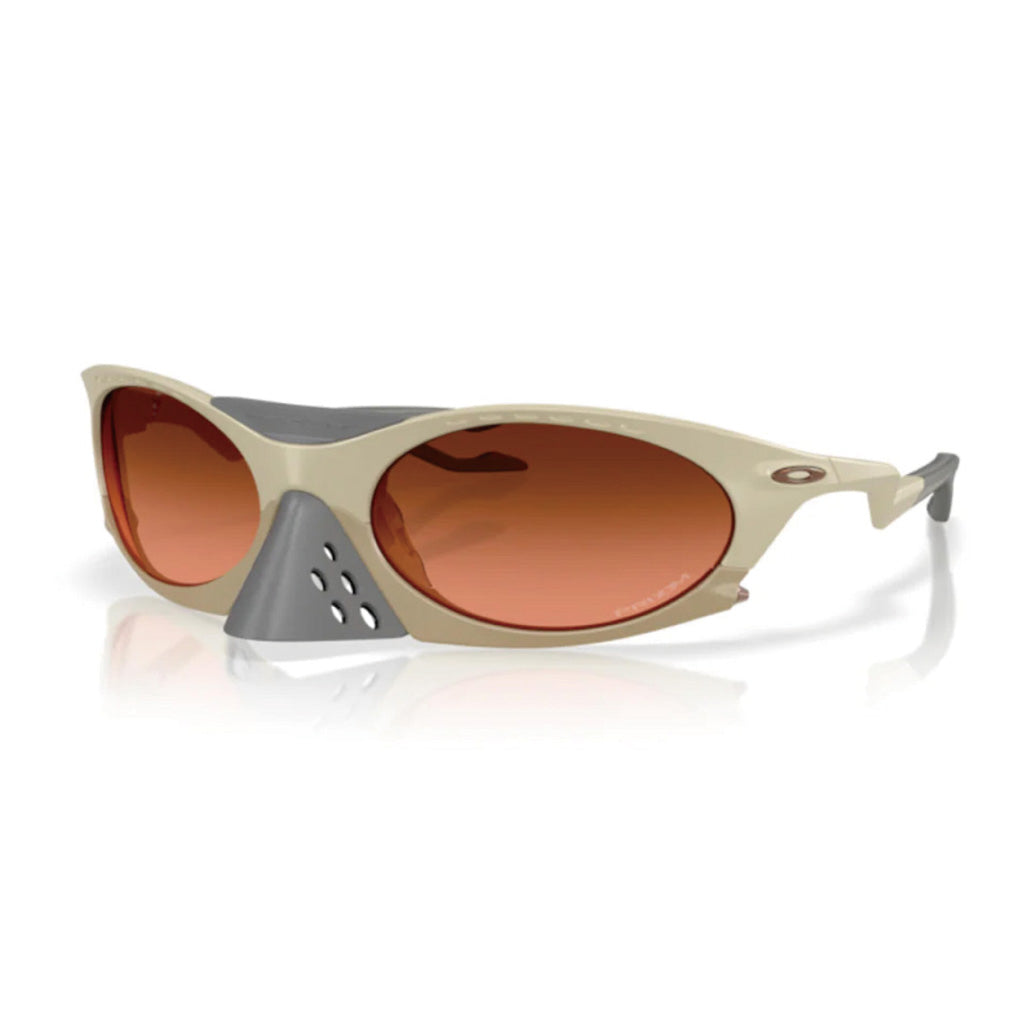 Oakley Plantaris Prizm Brown Gradient Lenses - Matte Sand Frame