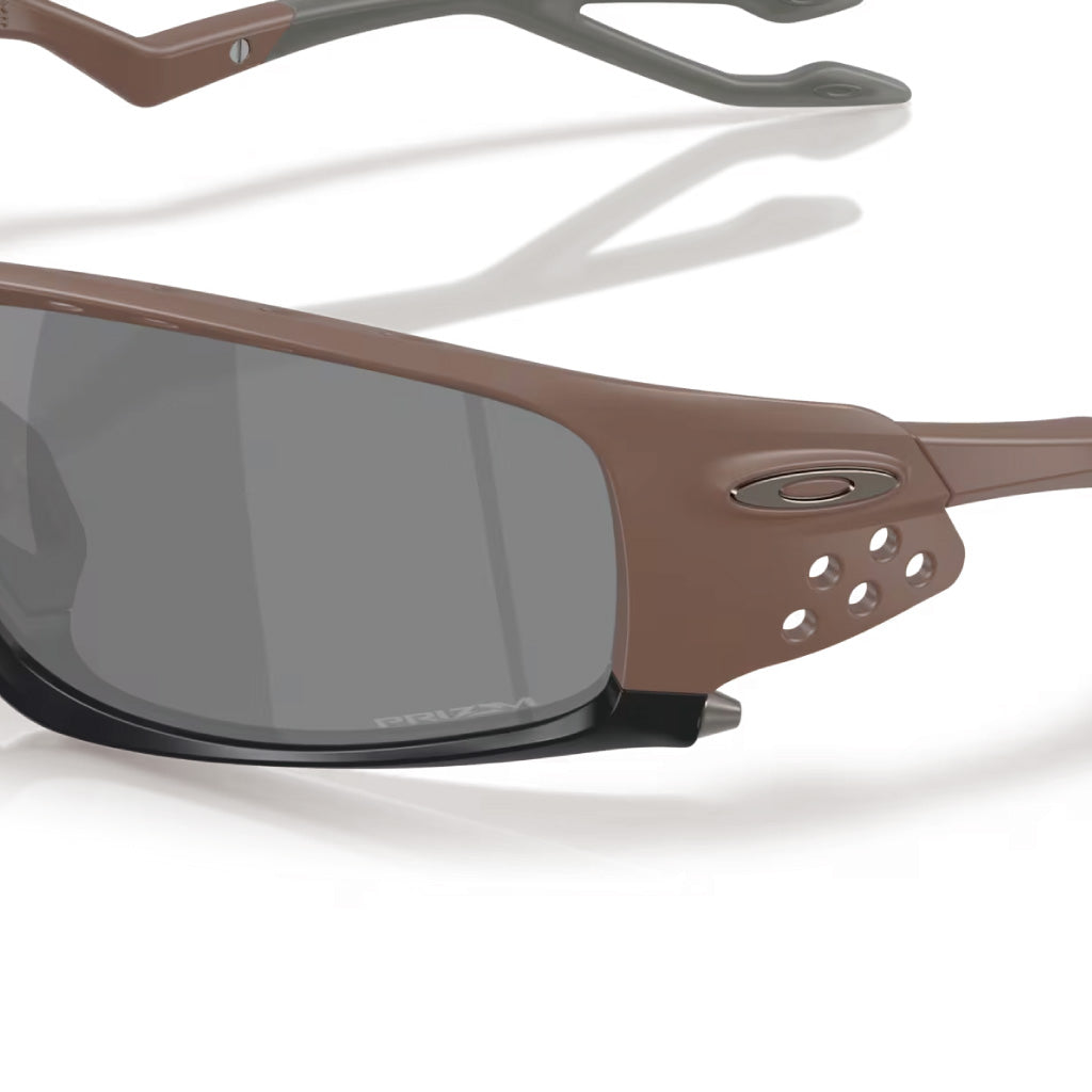 Oakley Plantaris SQ Prizm Black Lenses - Mahogany Frame