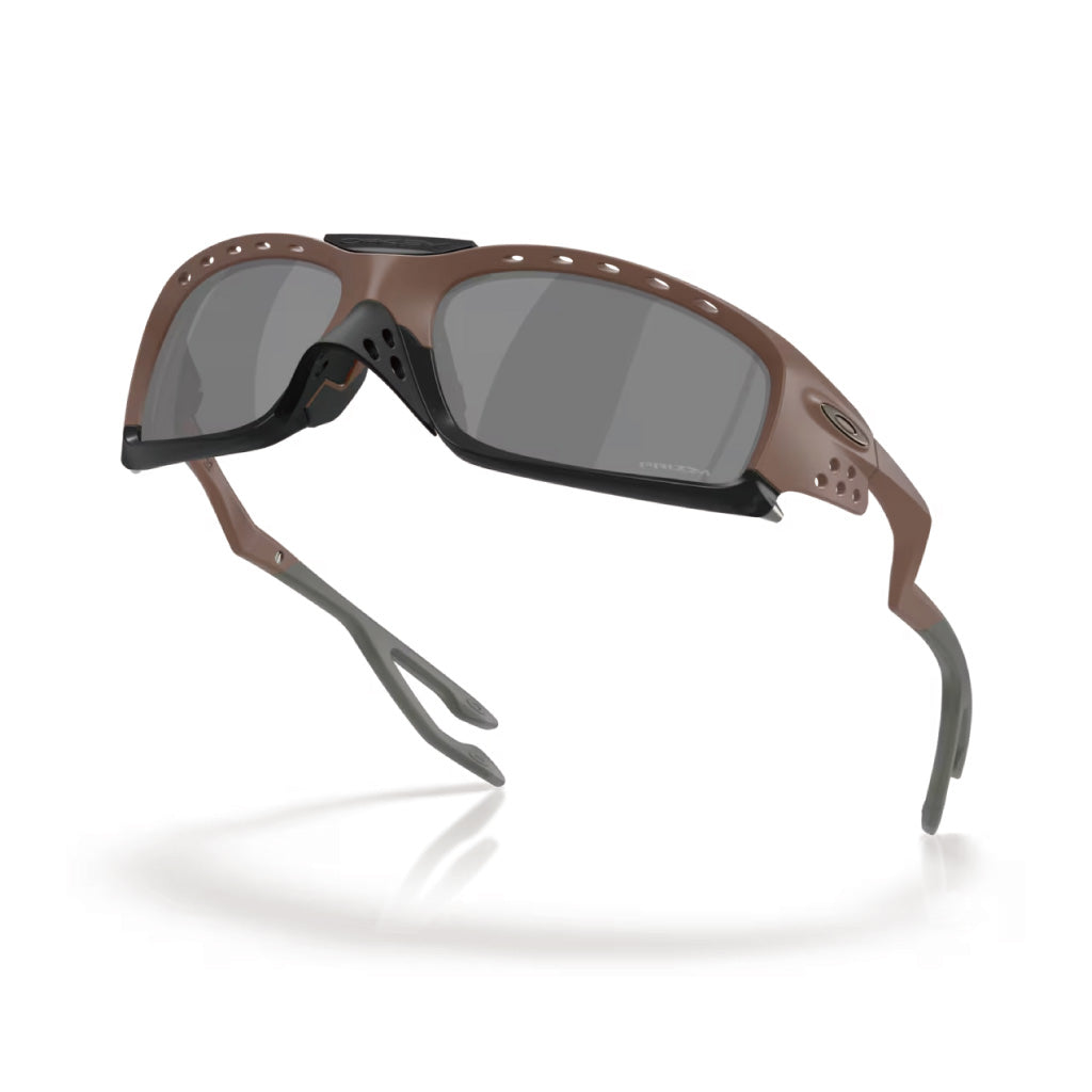 Oakley Plantaris SQ Prizm Black Lenses - Mahogany Frame