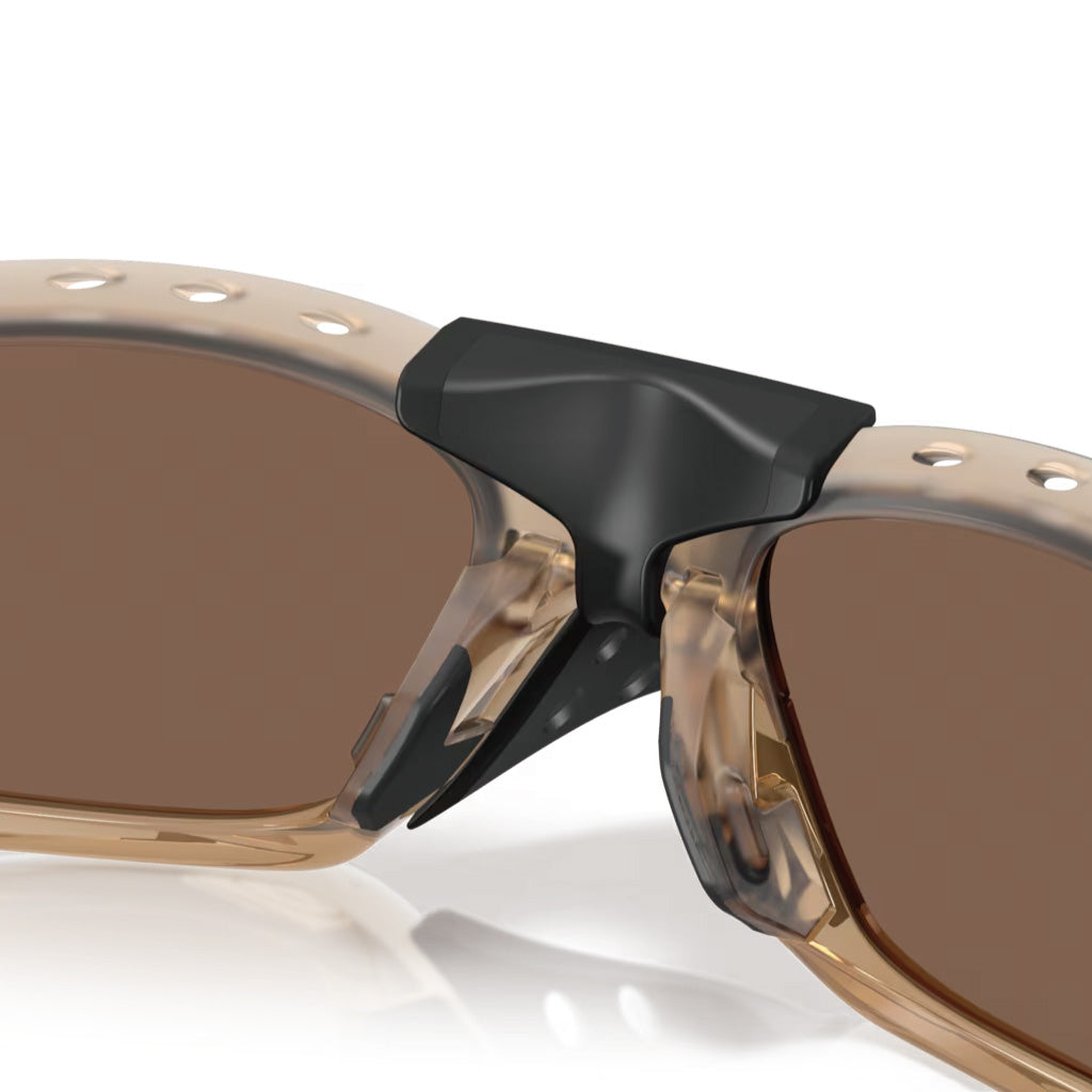 Oakley Plantaris SQ Prizm 24k Polarized Lenses - Matte Sepia Frame