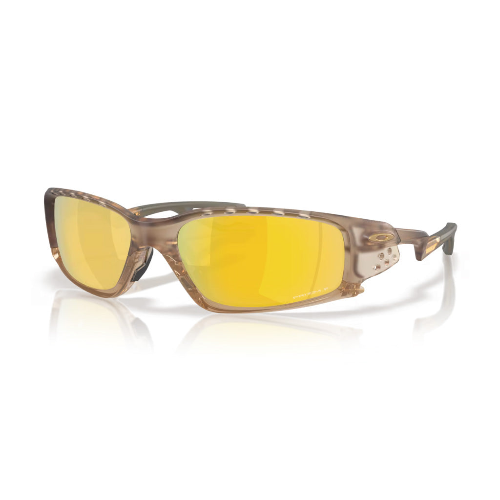 Oakley Plantaris SQ Prizm 24k Polarized Lenses - Matte Sepia Frame