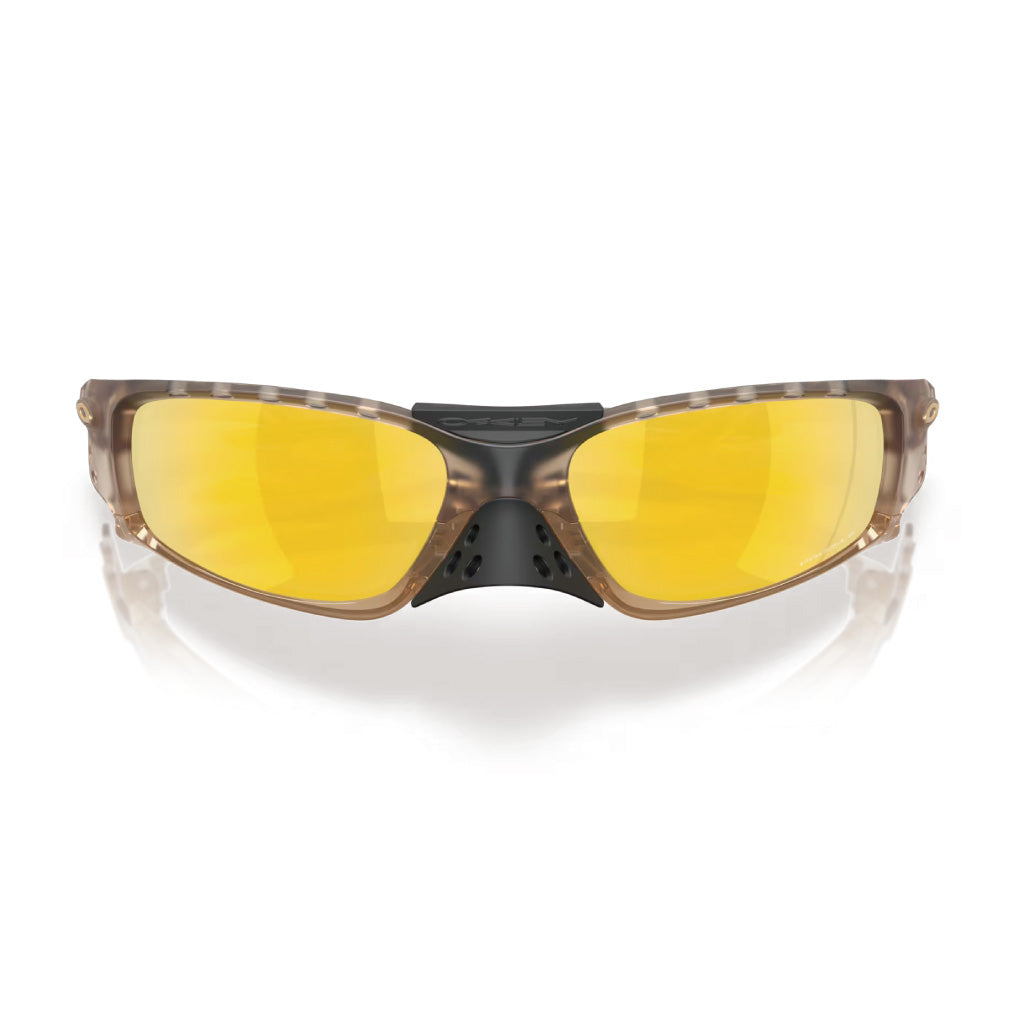 Oakley Plantaris SQ Prizm 24k Polarized Lenses - Matte Sepia Frame