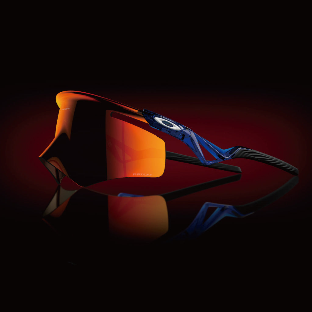 Oakley QNTM Kato Prizm Ruby Lenses - Crystal Blue Frame
