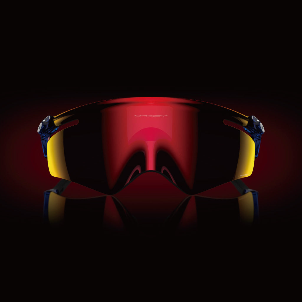 Oakley QNTM Kato Prizm Ruby Lenses - Crystal Blue Frame