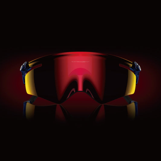 Oakley QNTM Kato Prizm Ruby Lenses - Crystal Blue Frame