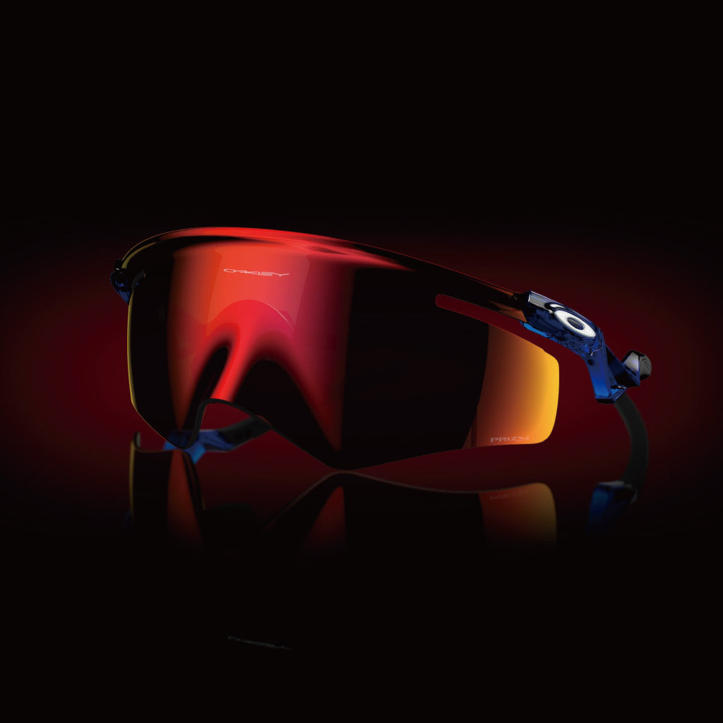 Oakley QNTM Kato Prizm Ruby Lenses - Crystal Blue Frame