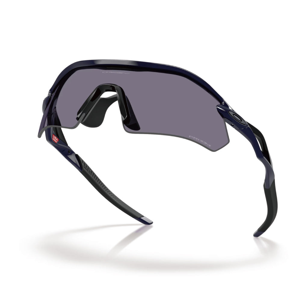 Oakley Radar Plate Prizm Grey Lenses - Polished Navy Frame