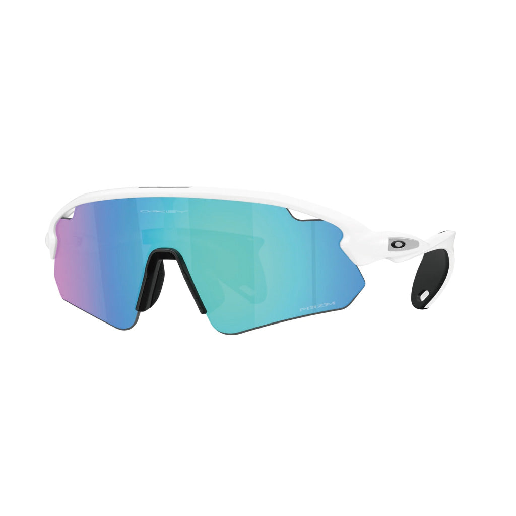Oakley Stunt Devil A Prizm Sapphire Lenses - Matte White Frame