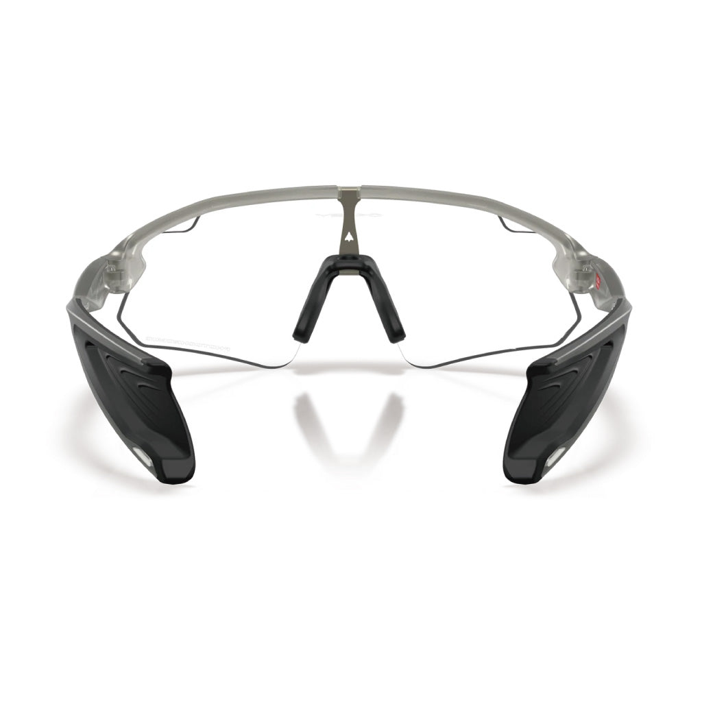 Oakley Stunt Devil A Clear to Black Iridium Photochromic - Matte Grey Ink Frame