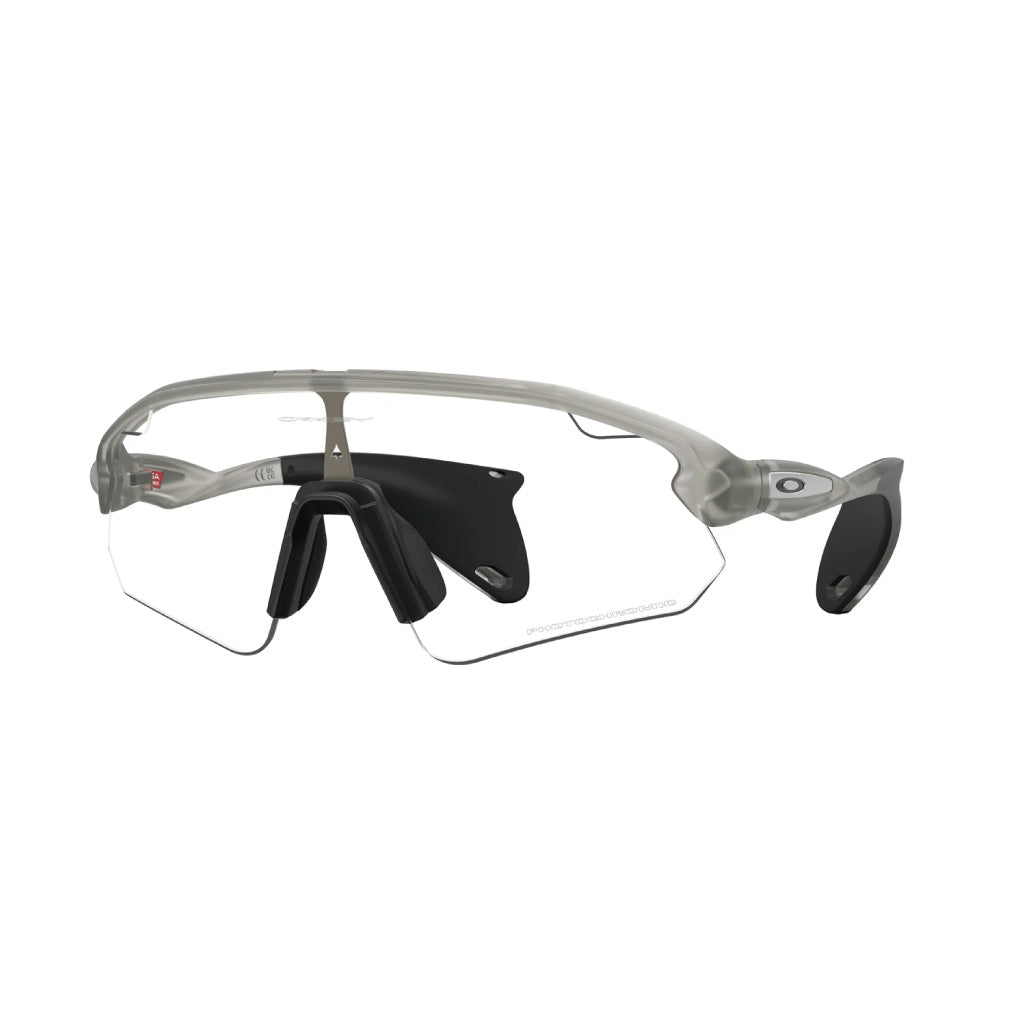 Oakley Stunt Devil A Clear to Black Iridium Photochromic - Matte Grey Ink Frame