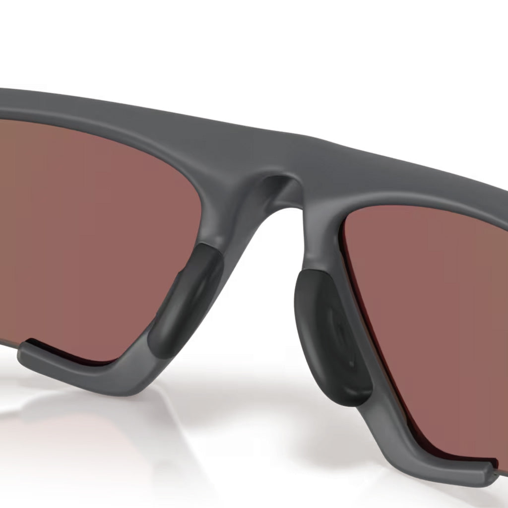 Oakley Suture Jacket Prizm Sapphire Polarized Lenses - Matte Carbon Frame