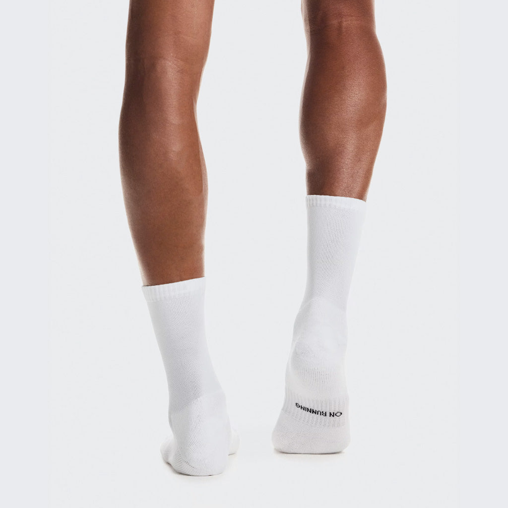 On Core Run Sock High 2P - White
