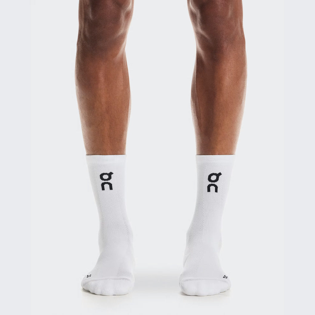 On Core Run Sock High 2P - White