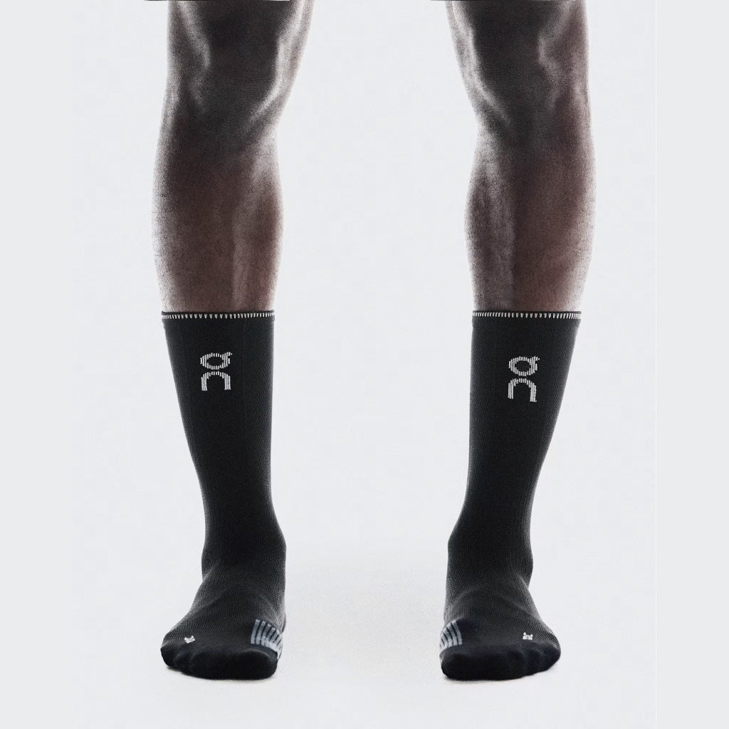 On Performance Run Sock High - Black / Eclipse