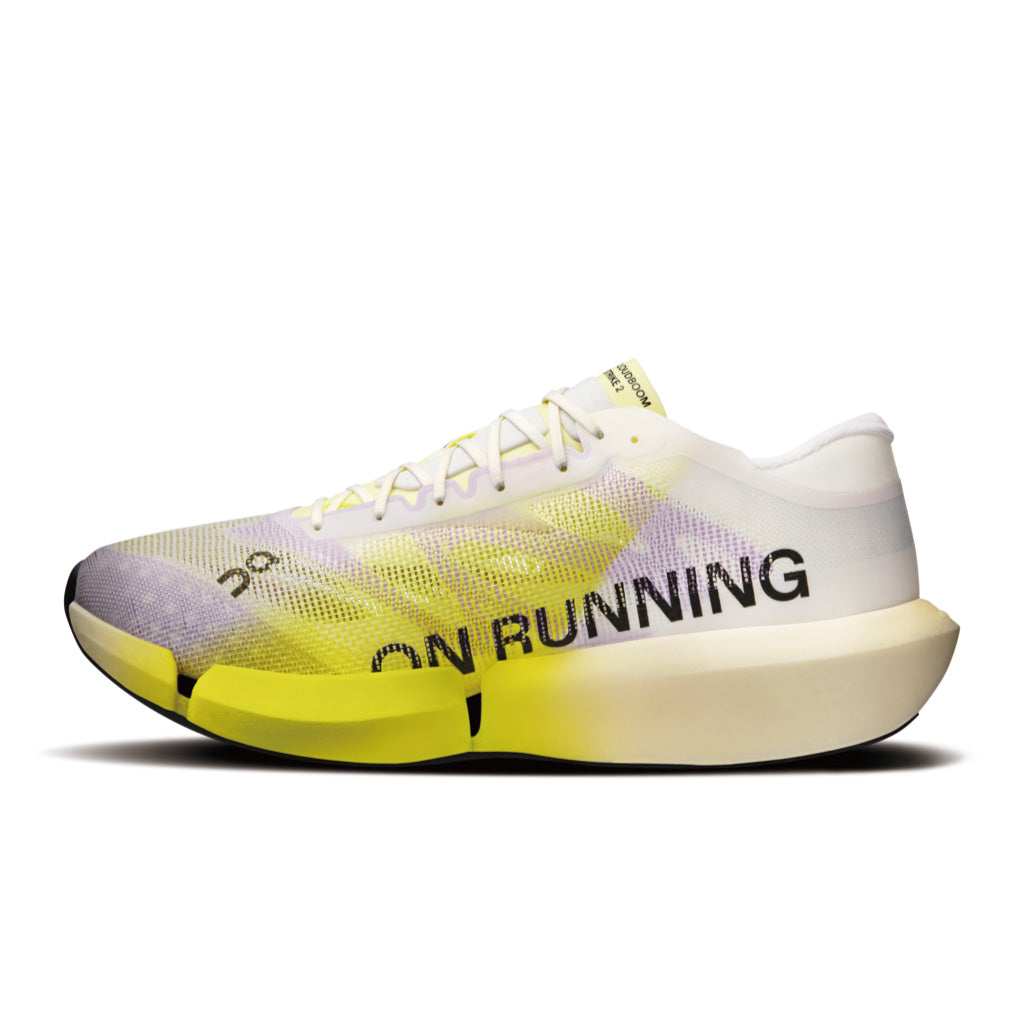 On Cloudboom Strike 2 - White / Lime