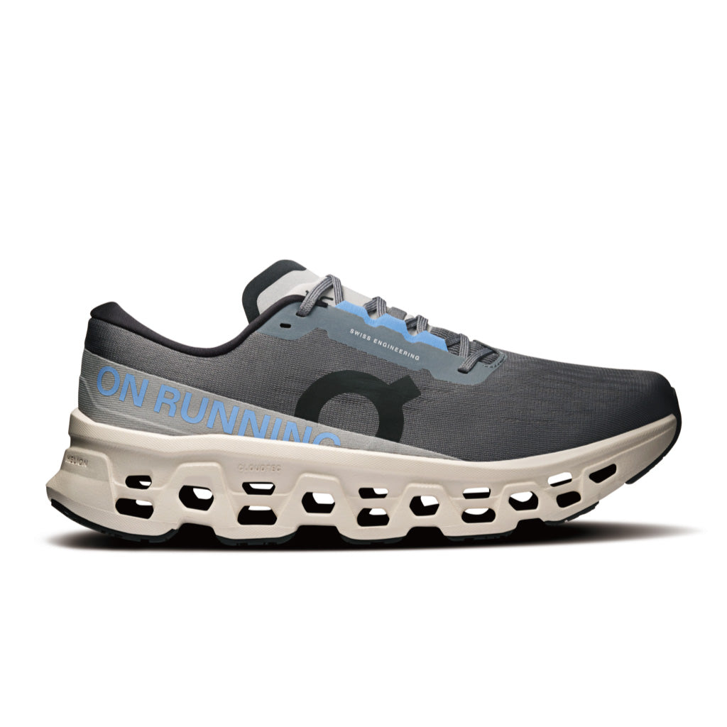 On Cloudmonster 3 - Rock / Silver (M)