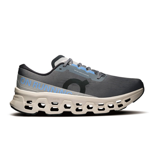 On Cloudmonster 3 - Rock / Silver (M)