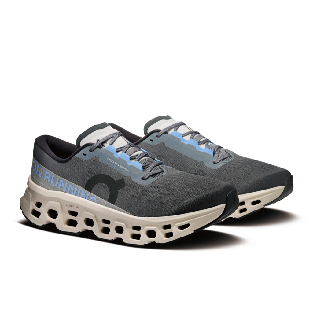 On Cloudmonster 3 - Rock / Silver (M)