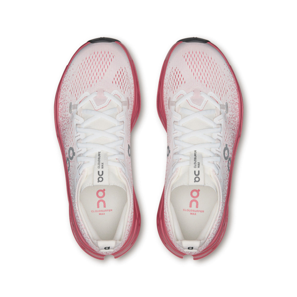 On Cloudsurfer Max - White / Camellia (W)