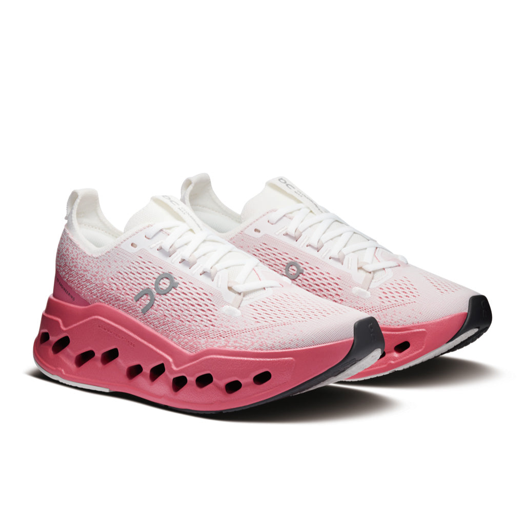 On Cloudsurfer Max - White / Camellia (W)