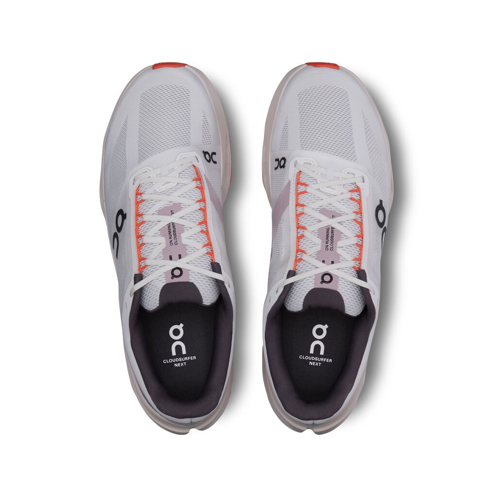 On Cloudsurfer Next - White / Flame (M)
