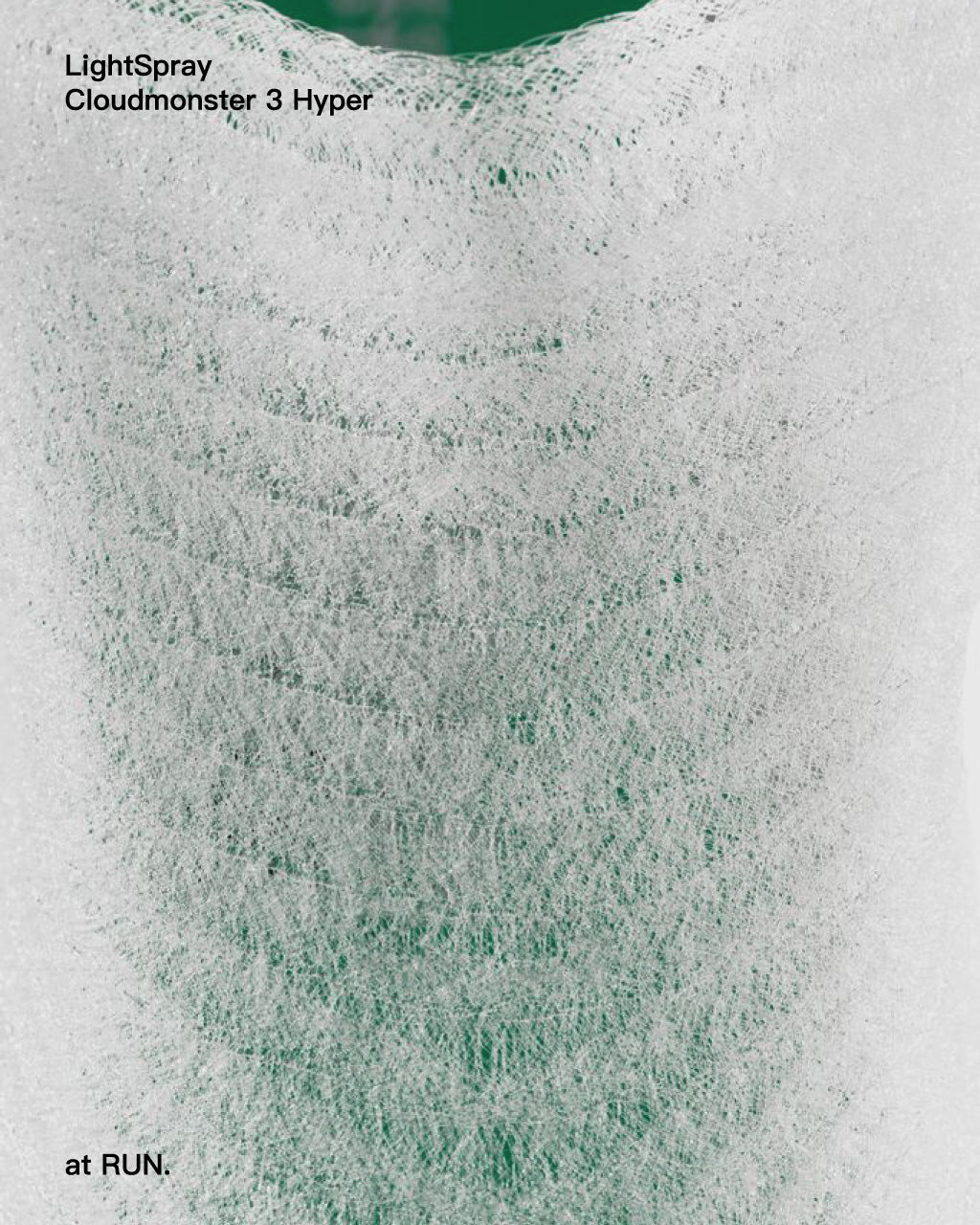 On LightSpray Cloudmonster 3 Hyper - Flurry / Verdite
