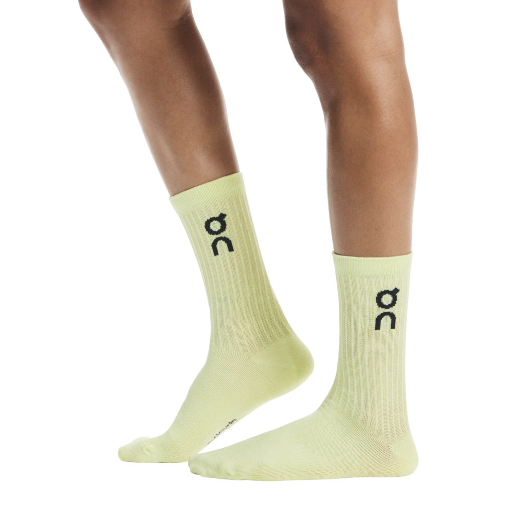 On Logo Sock High 3P - Lemonade / Tin
