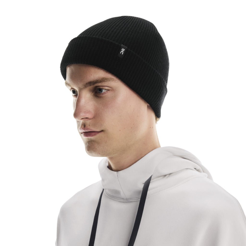 On Merino Beanie - Black