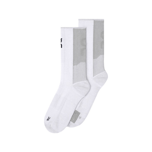 On Performance Run Sock High - White / Glacier