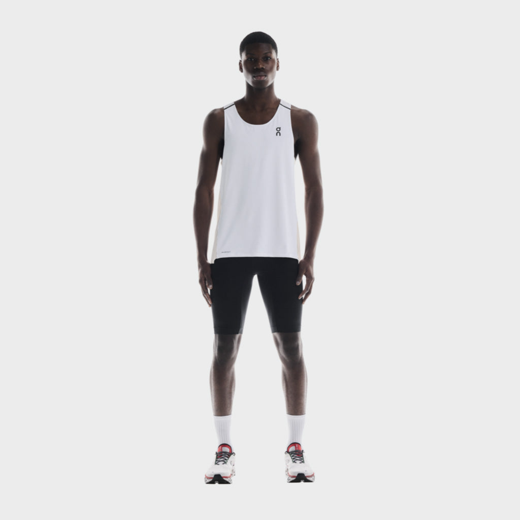 On Performance Tank - White / Silver (M)