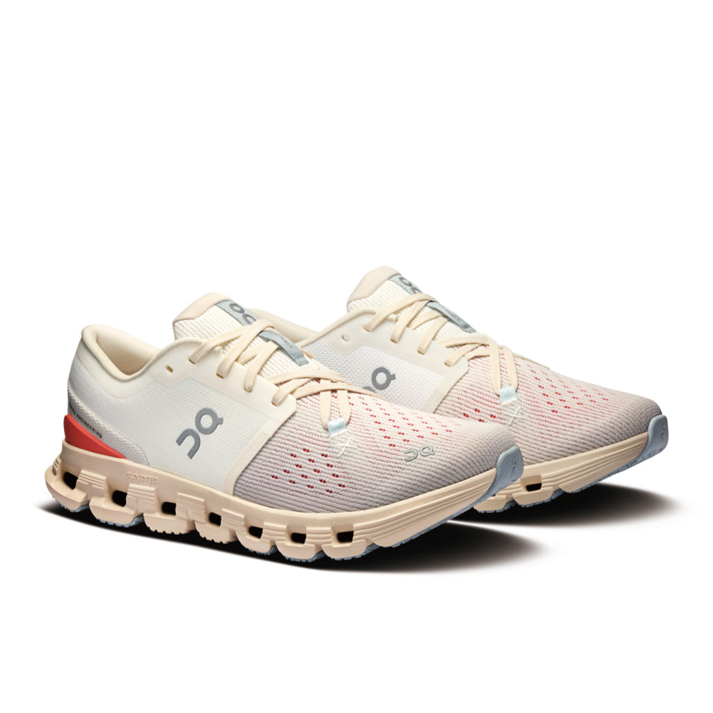 On Cloud X 4 - Ivory / Salmon (W)