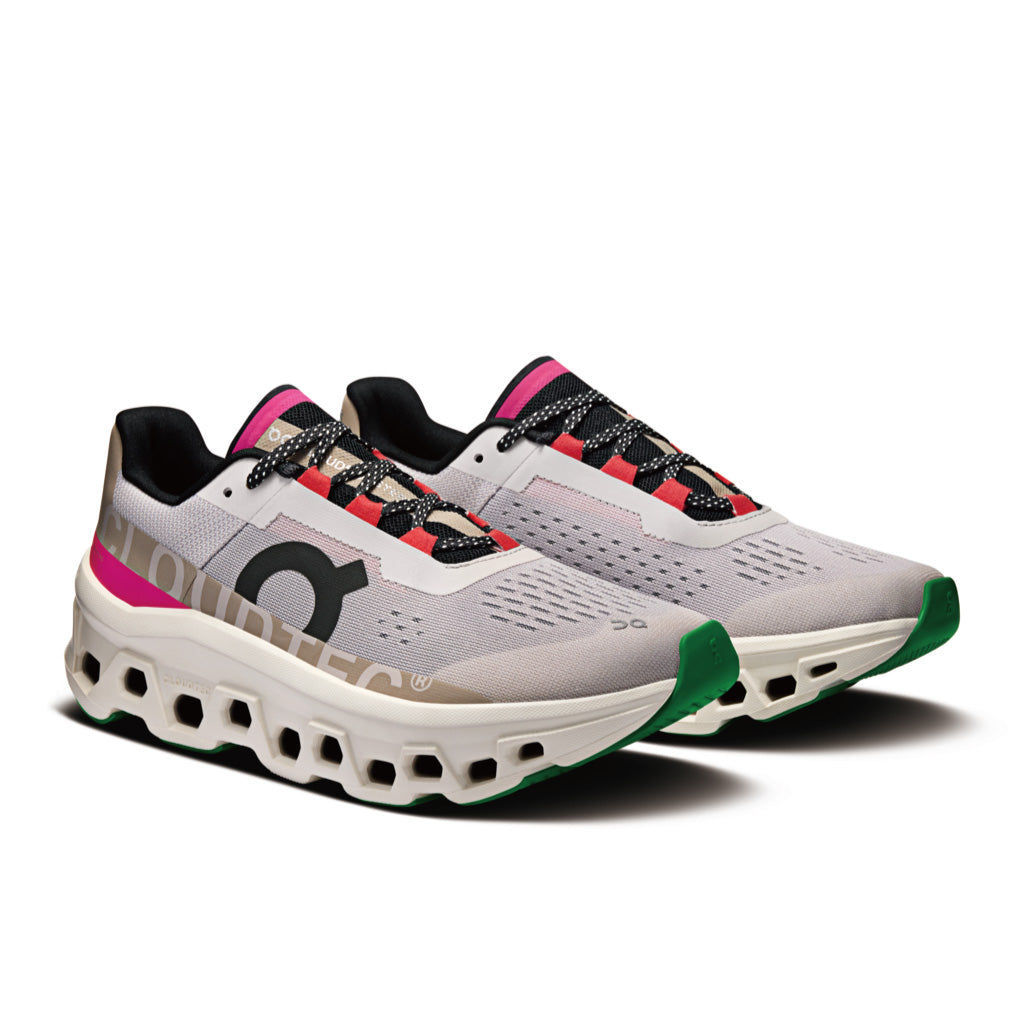 On Cloudmonster - Silver / Ivory (W)