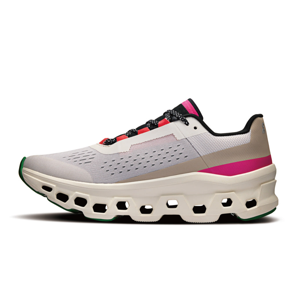 On Cloudmonster - Silver / Ivory (W)
