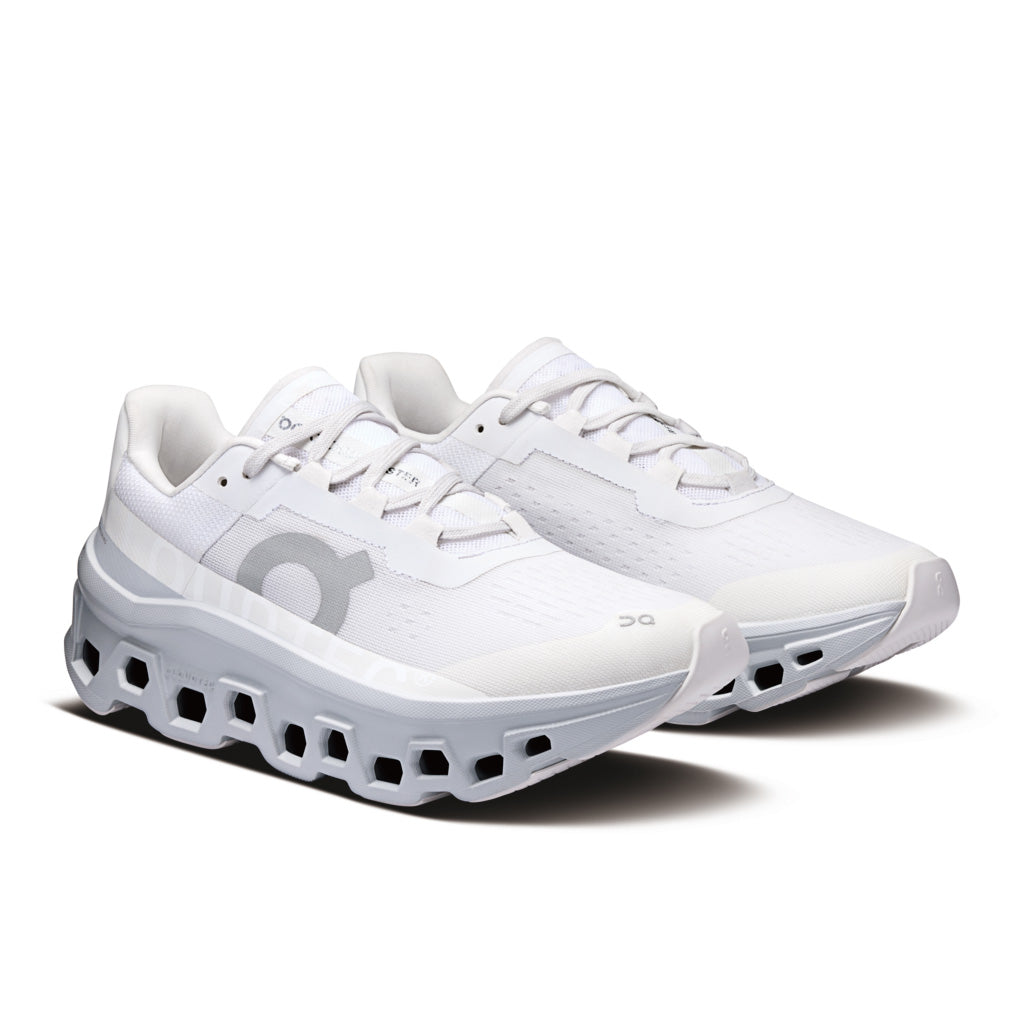 On Cloudmonster - White / Glacier (M)