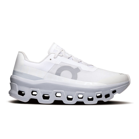 On Cloudmonster - White / Glacier (M)
