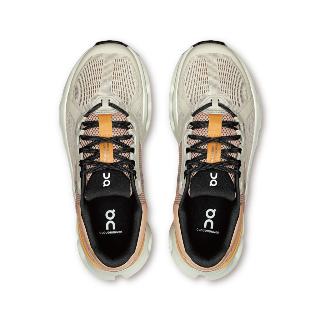 On Cloudrunner 2 - Pearl / Tangerine (W)