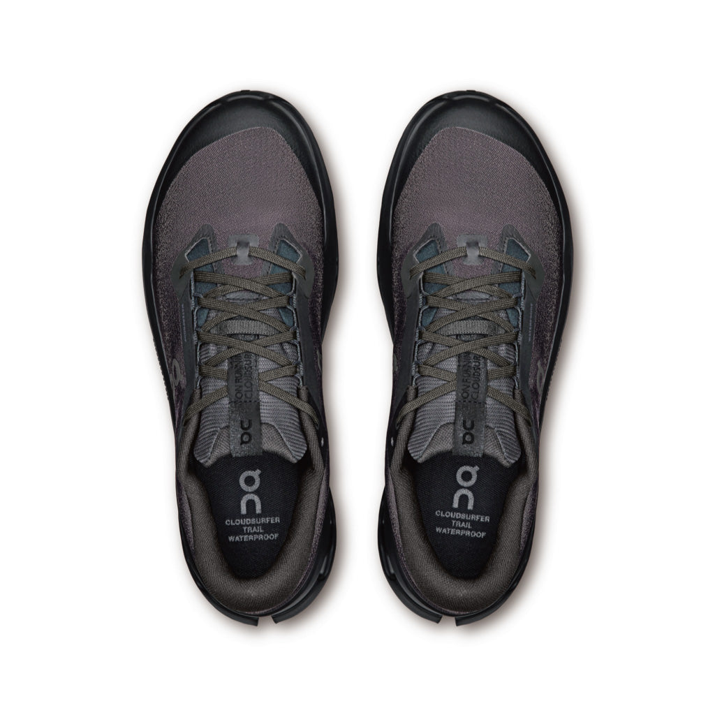 On Cloudsurfer Trail 2 Waterproof - Black / Black (M)