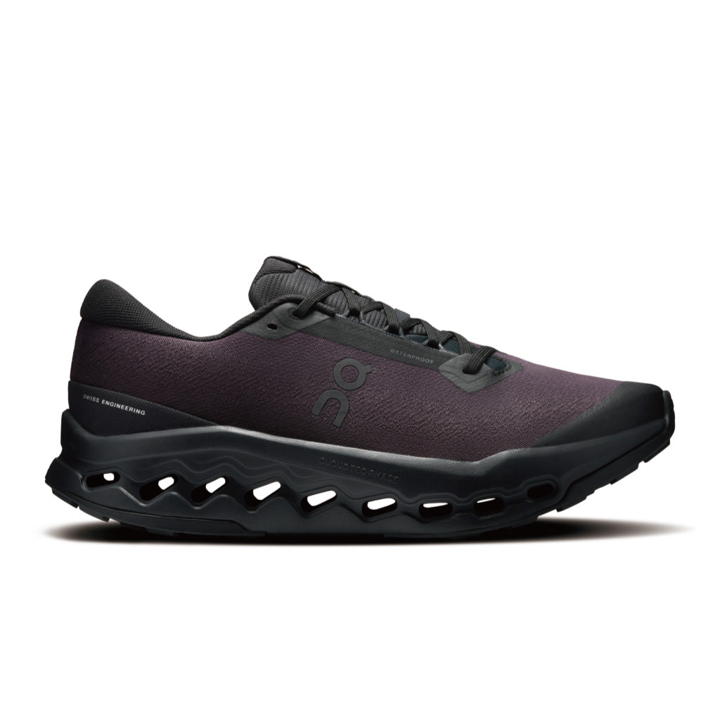 On Cloudsurfer Trail 2 Waterproof - Black / Black (M)