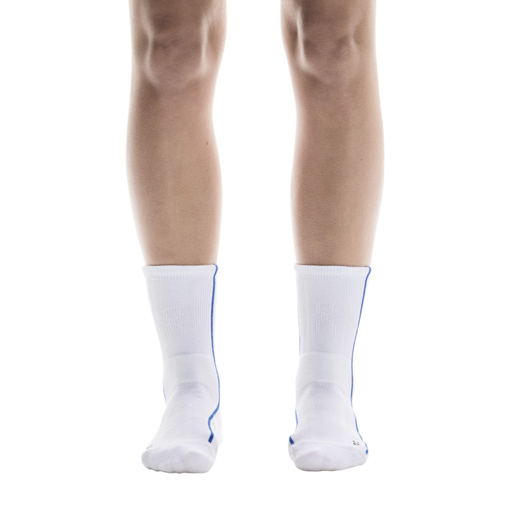 On Court Sock High - White / Indigo