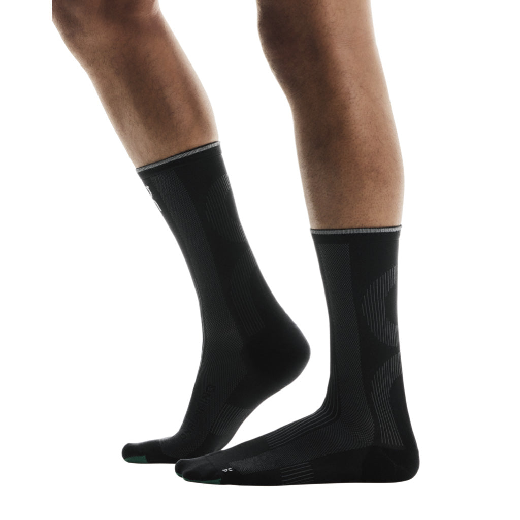 On Elite Run Sock High - Black