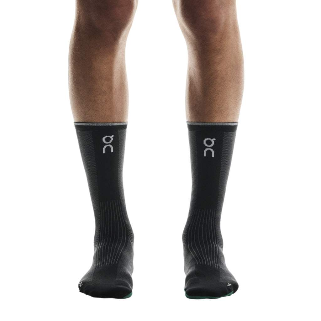 On Elite Run Sock High - Black