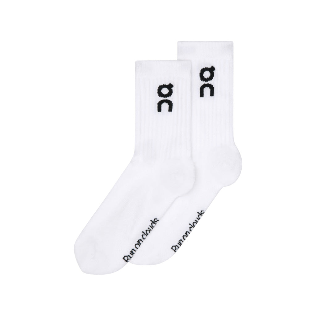 On Logo Sock High 3P - White