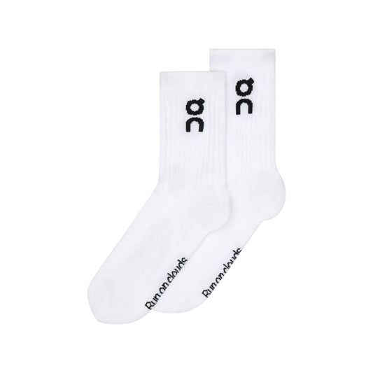 On Logo Sock High 3P - White