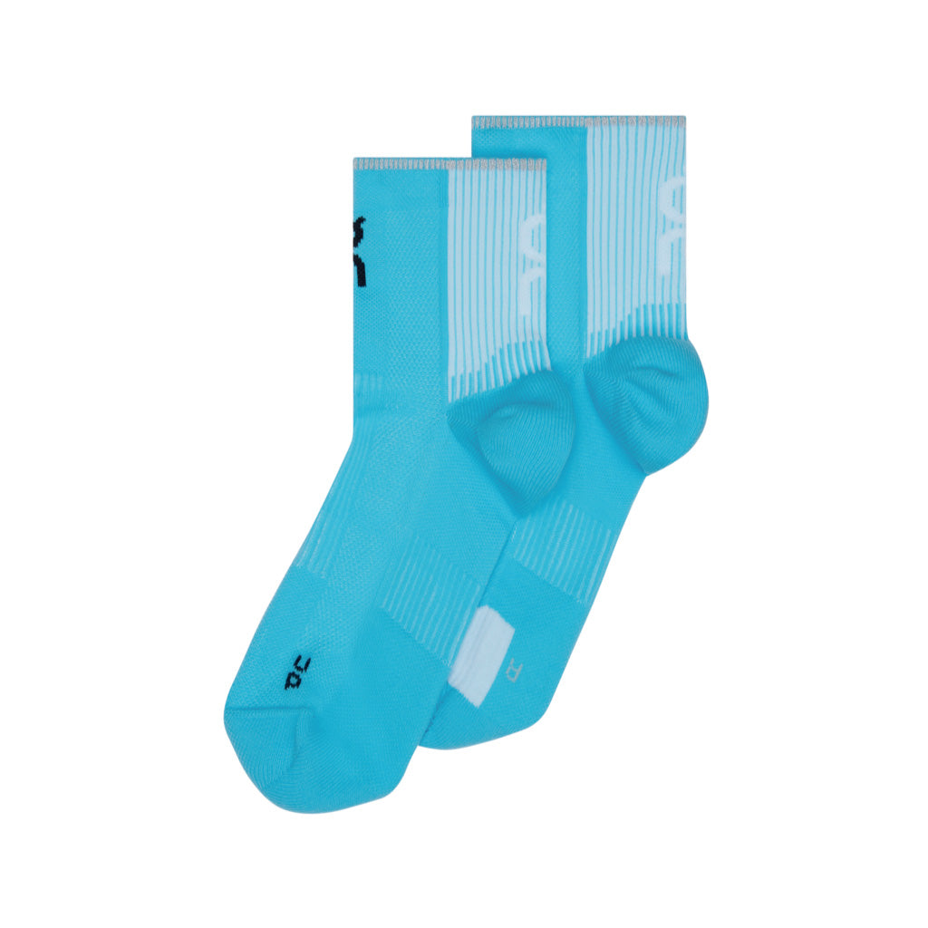 On Performance Run Sock Mid - Horizon / White