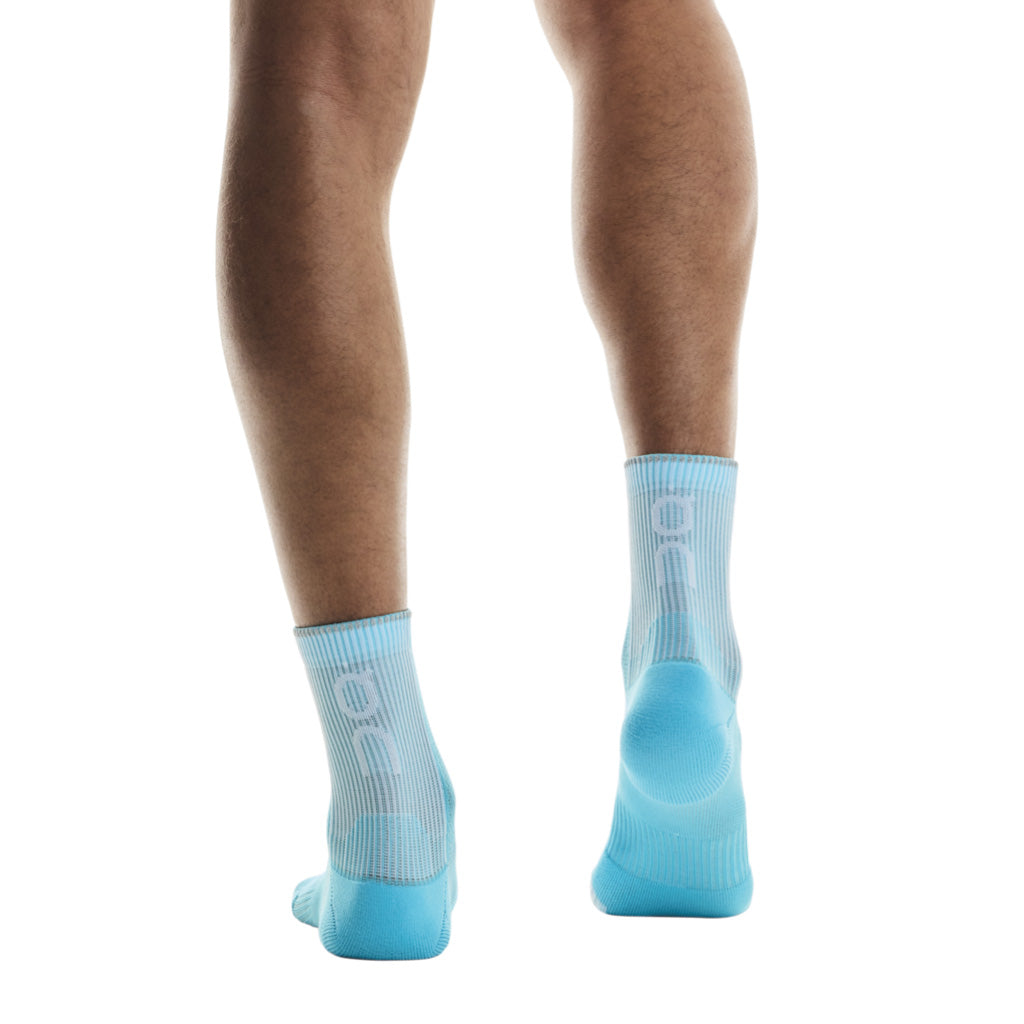On Performance Run Sock Mid - Horizon / White